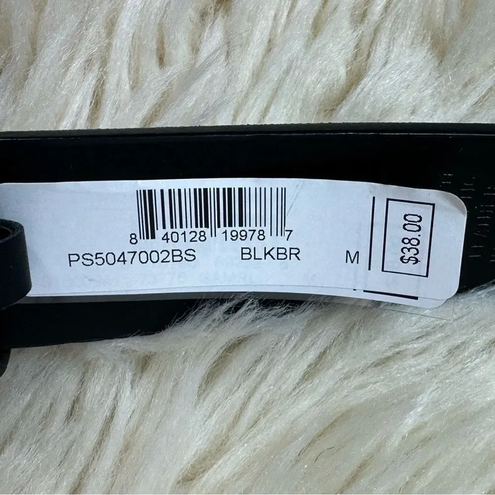 Nike Black Synthetic Leather Belt